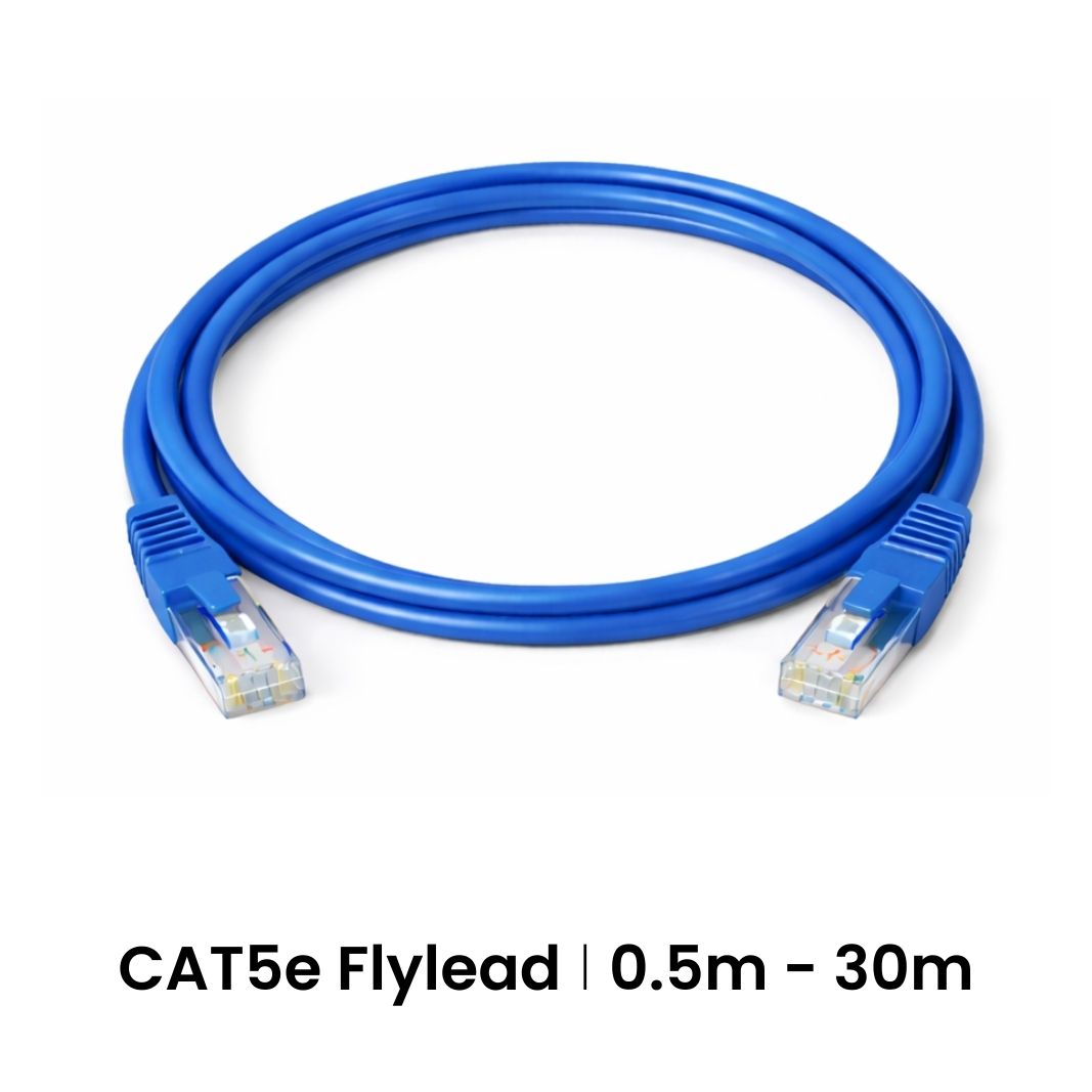 Cattex CAT5e Blue Leads 1m - Networking