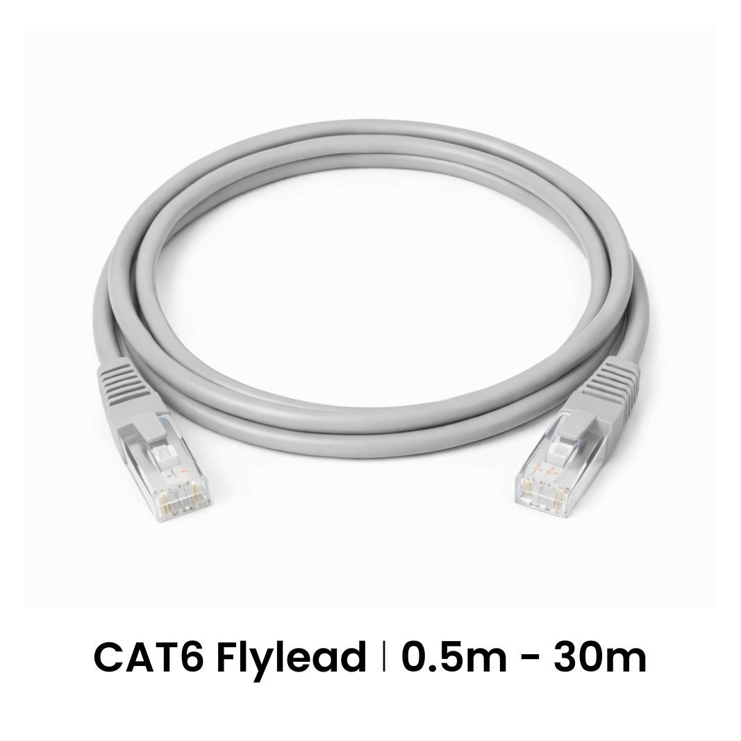 Cattex CAT6 Leads Grey 3m - Networking