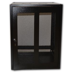 9U Pre Coated Wallmount 450x570 Perforated - Networking