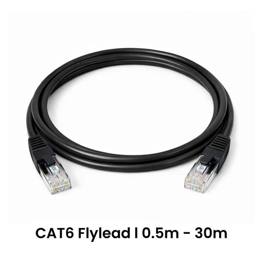 Cattex CAT6 Leads Black 1m - Networking