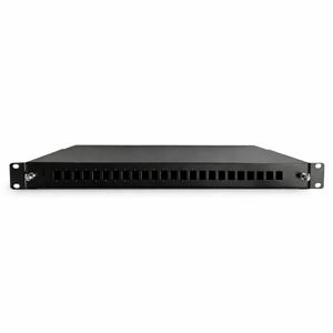 Fibre Splice Tray + 24 Port ST Faceplate - Fibre
