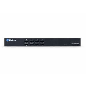 Cattex 8 Port HDMI Rack Mountable KVM Console - Networking