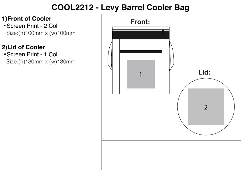 Levy Barrel Cooler Bag