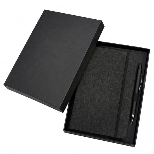Prism Notebook & Pen Gift Set - Black