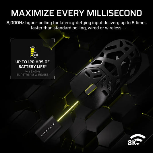 SABRE v2 PRO WIRELESS MAGNESIUM ALLOY Gaming Mouse – Black; 33kDPI.