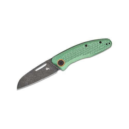 Black FOX Feresa Folding Knife D2 Black PTFE Stone Washed Blade - BF-762 OD