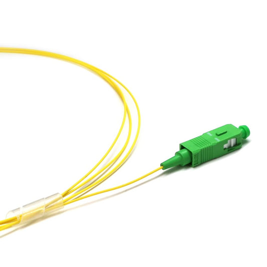 1m Fibre Pigtail Unjacketed Sm(09/125) Scapc (4pk)