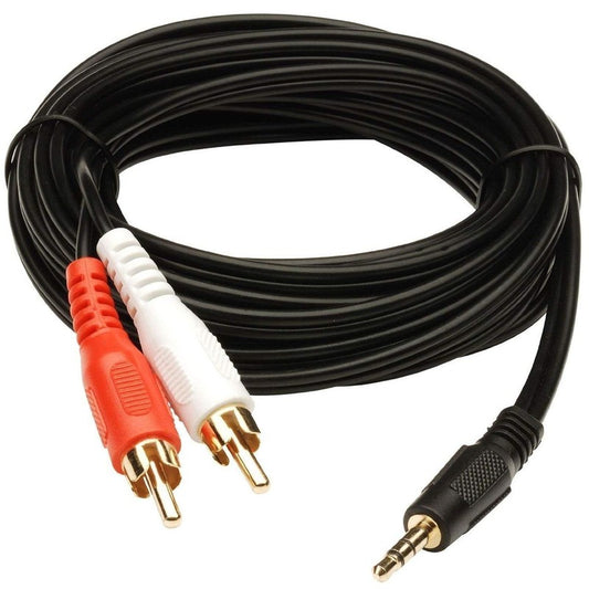 2 Rca Stereo to 3.5mm Jack Adap