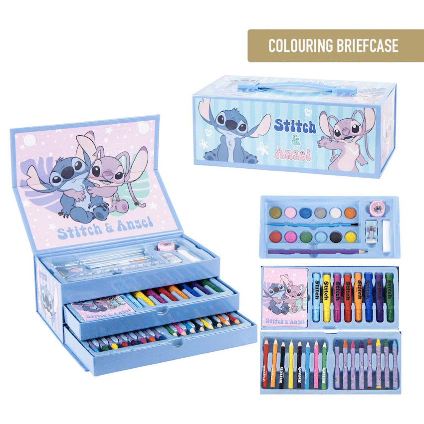 Disney Stationery Chest Briefcase - Stitch