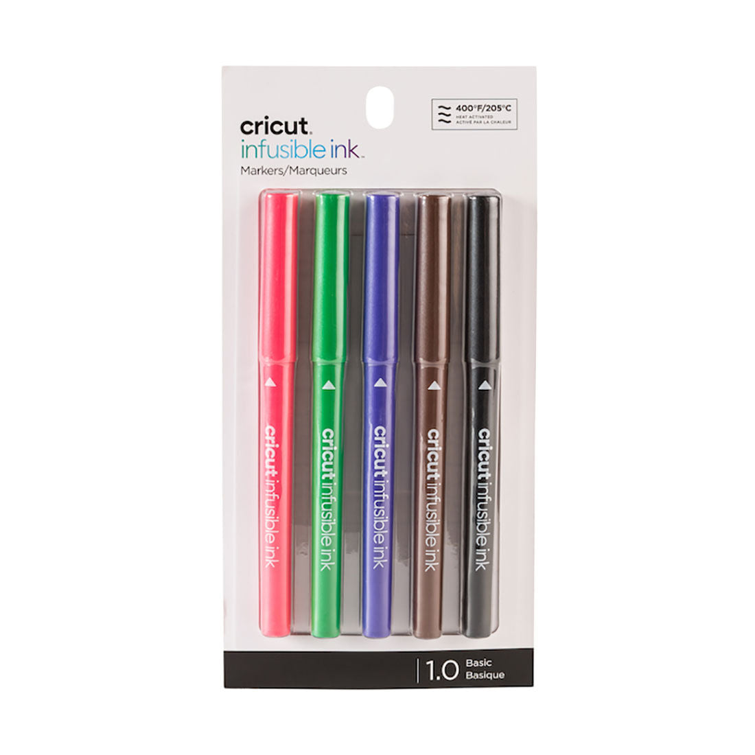 2006256 - Cricut Explore/Maker Infusible Ink Medium Point Pen Set 5-pack (Basics) 1.0mm