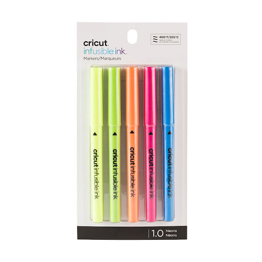 2006258 - Cricut Explore/Maker Infusible Ink Medium Point Pen Set 5-pack (Brights) 1.0mm