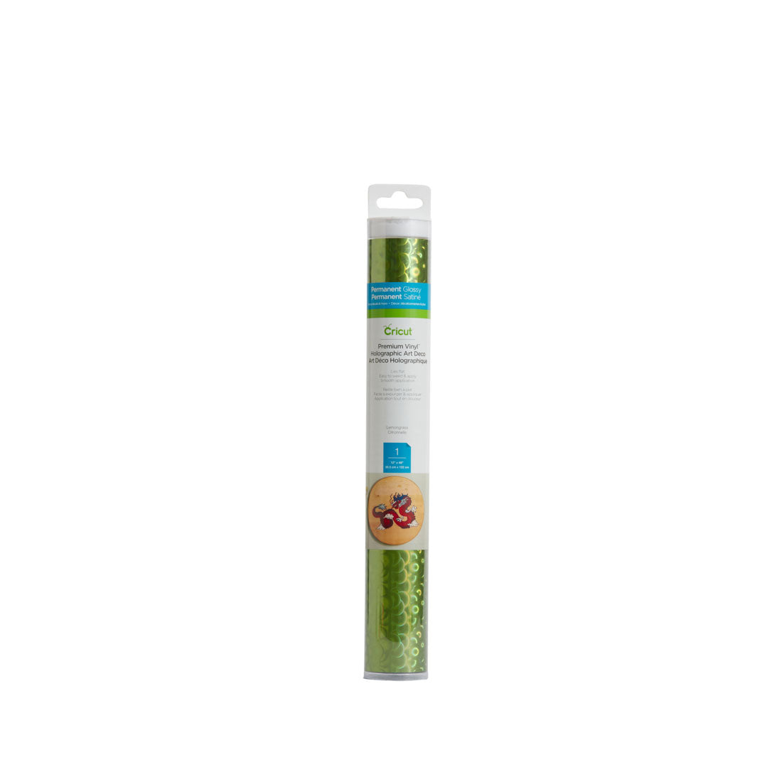 2006631 - Cricut Premium Vinyl Holo Art Deco Lemongrass 30.5x122cm