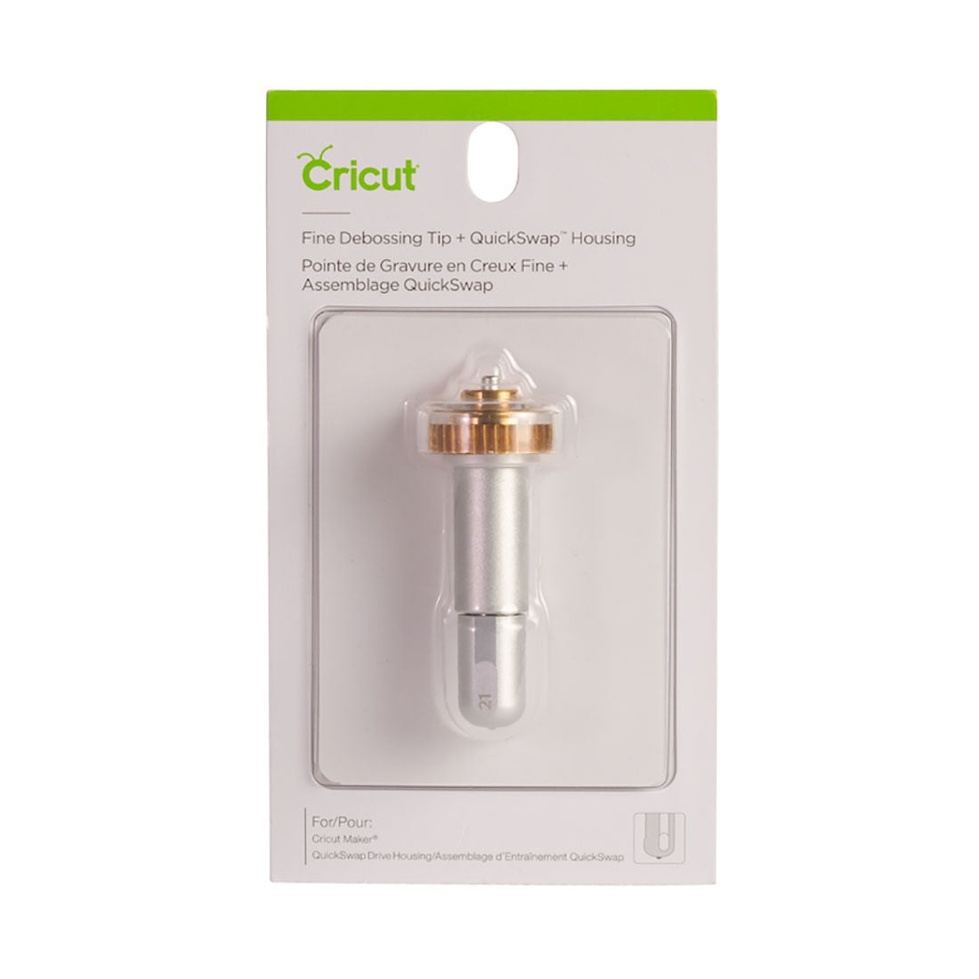 2006835 - Cricut Maker Debossing Tip with QuickSwap Housing; .