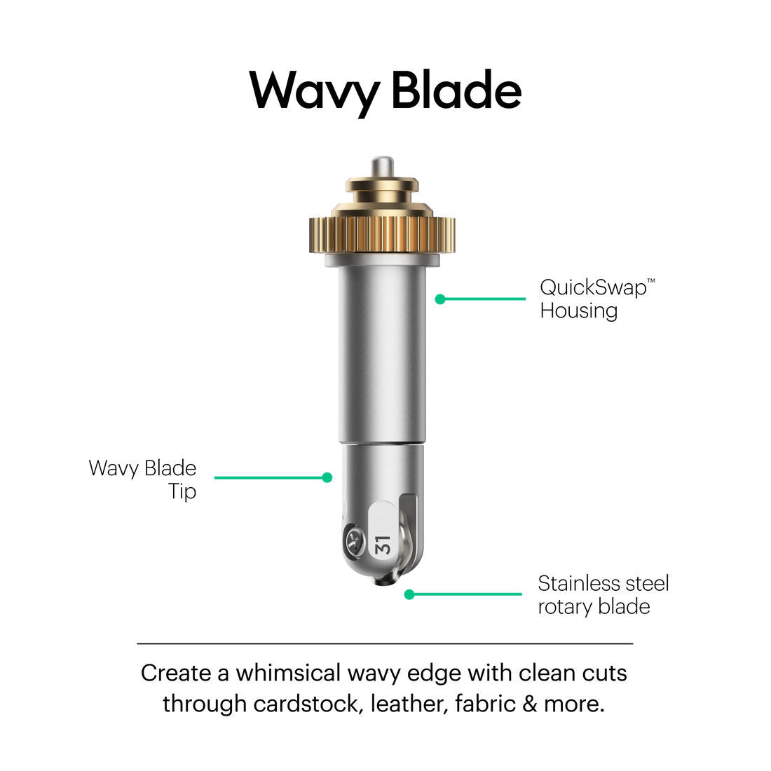 2006837 - Cricut Wavy Blade Tip