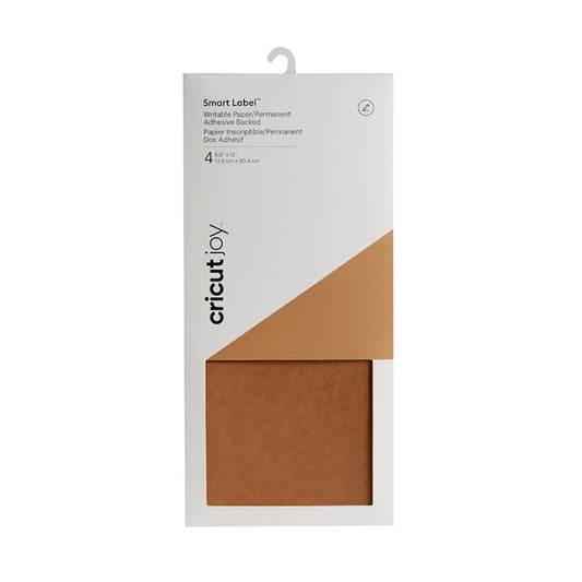 2007361 - Cricut Joy Smart Labels 14x30cm 4-pack (Kraft Brown)