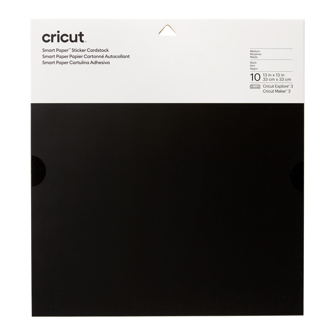 2008316 - Cricut Smart Sticker Cardstock 33x33cm 10 sheets (Black)