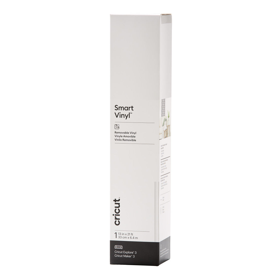 2008649 - Cricut Smart Vinyl Removable 33x640Cm 1 Sheet (White)