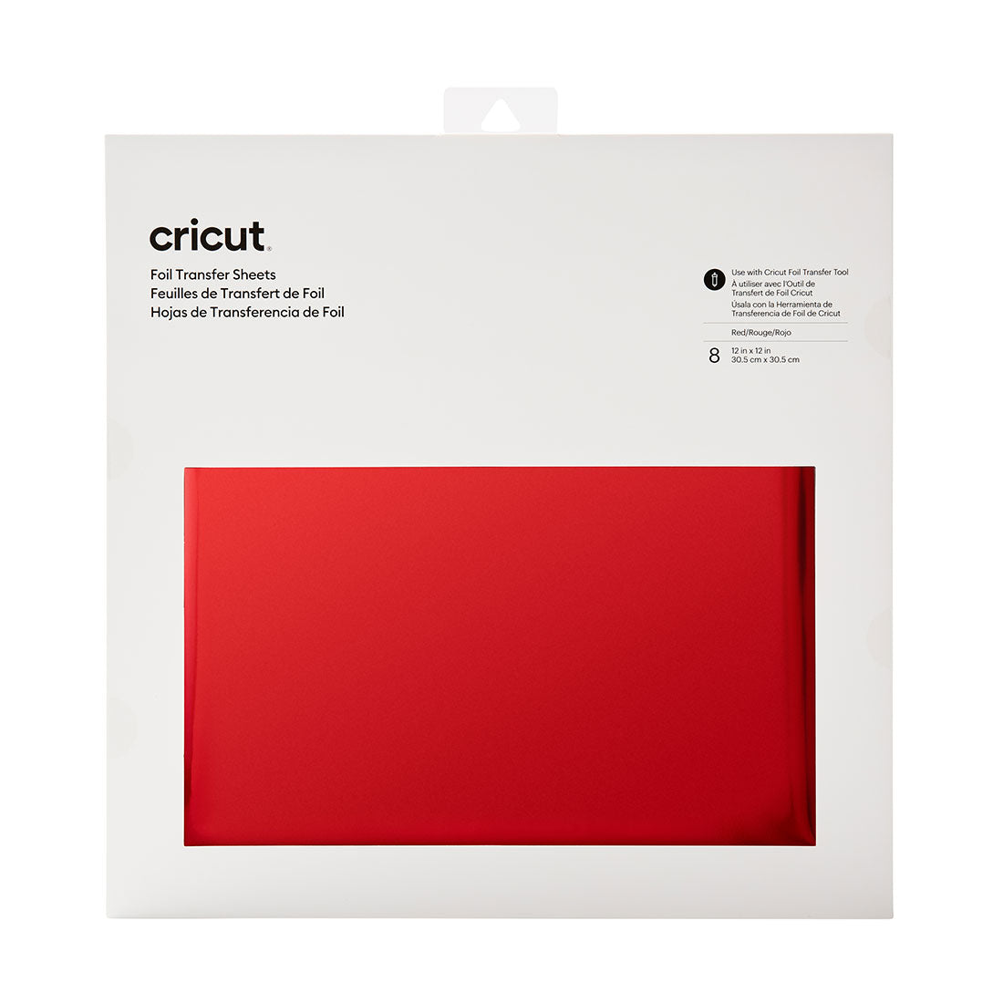2008721 - Cricut Transfer Foil Sheets 30x30cm 8 sheets (Red)