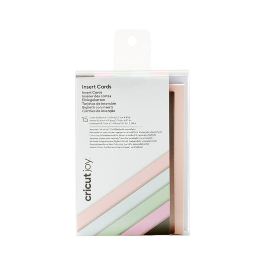 2008793 - Cricut Joy Insert Cards A1 15-pack (Macaroons) 8.89x12.45cm