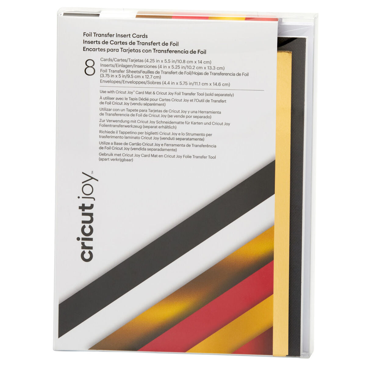 2009203 - Cricut Insert Cards Foil Royal Flush R20 10.8x14cm 8-Pack