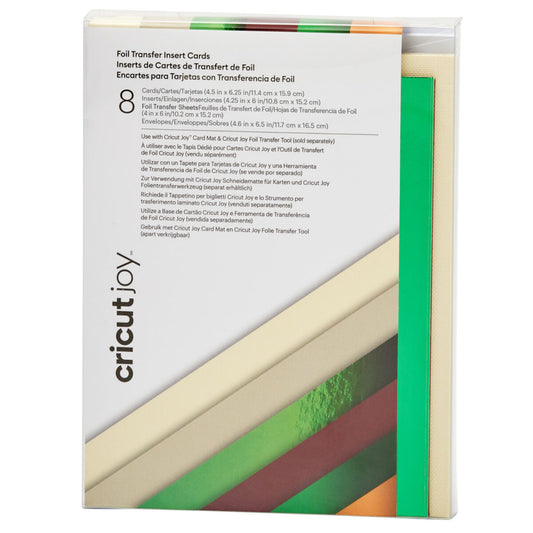 2009209 - Cricut Insert Cards Foil Cameron R30 11.4x15.9cm 8-Pack