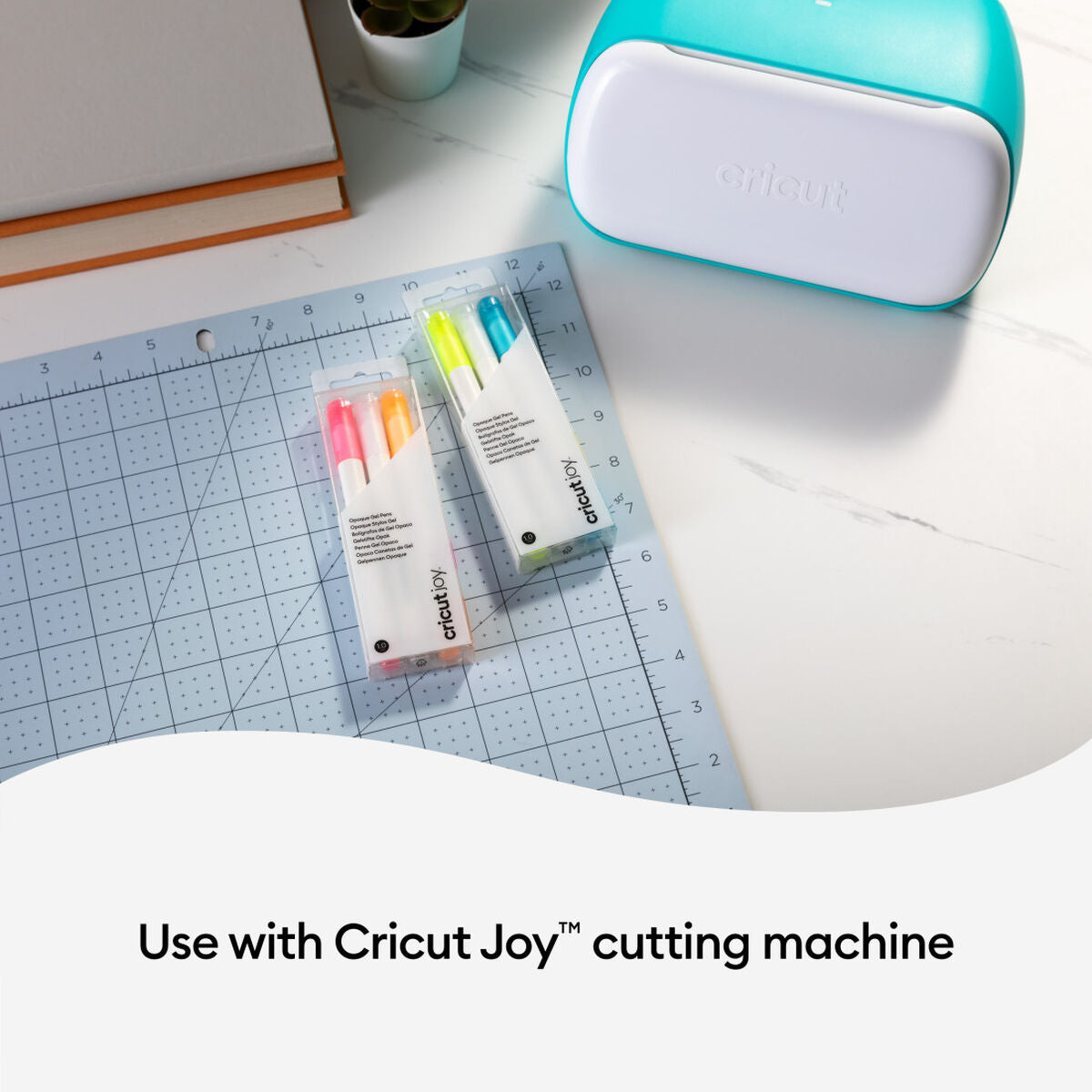 2009380 - Cricut Joy Opaque Gel Pens white; pink and orange; 3 medium point (1.0 mm)