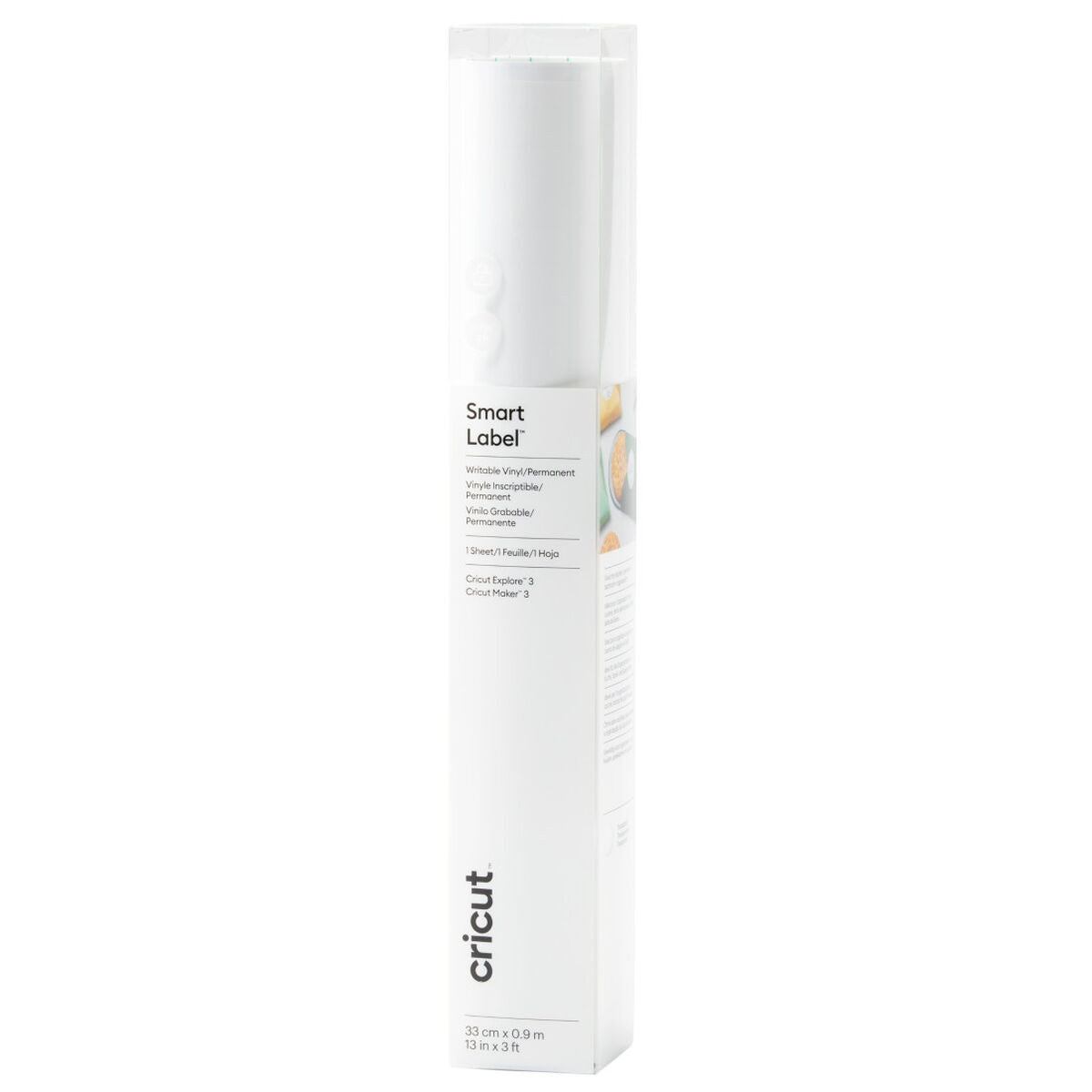 2009447 - Cricut Permanent Smart Vinyl Write Transparent 1 roll 33x90cm