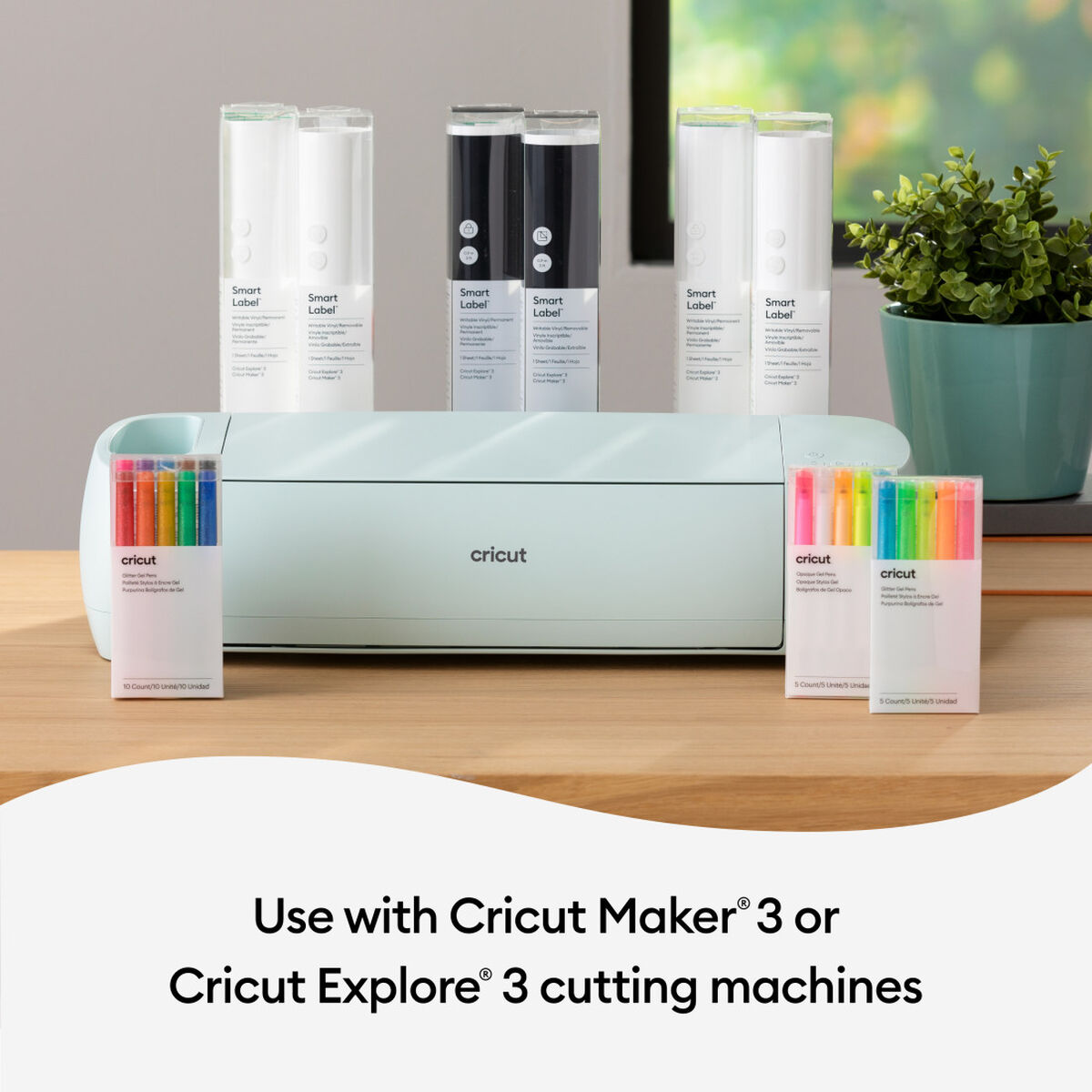 2009447 - Cricut Permanent Smart Vinyl Write Transparent 1 roll 33x90cm