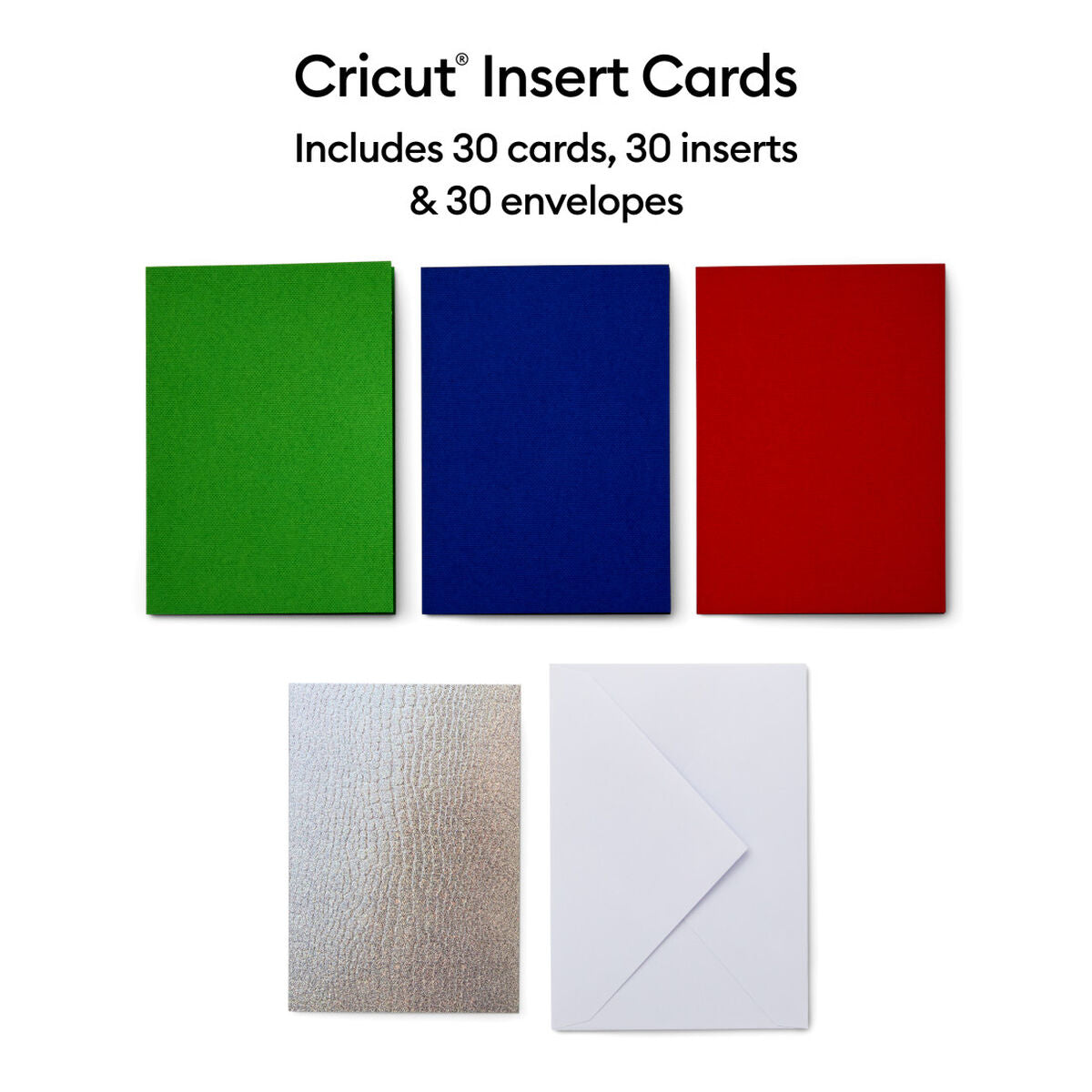 2009471 - Cricut Insert Cards Rainbow R40 12.1x16.8cm 30-Pack