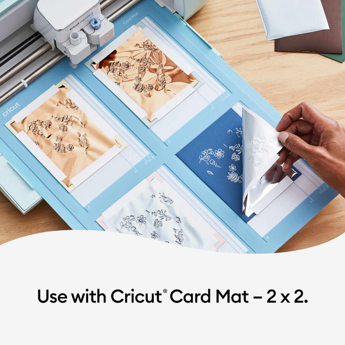 2009478 - Cricut Insert Cards Foil Celebration S40 12.1x16.8cm 14-Pack