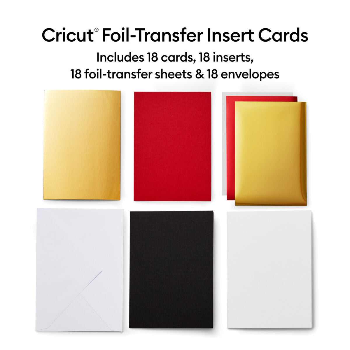2009479 - Cricut Insert Cards Foil Royal Flush R10 8.9x12.4cm 18-Pack
