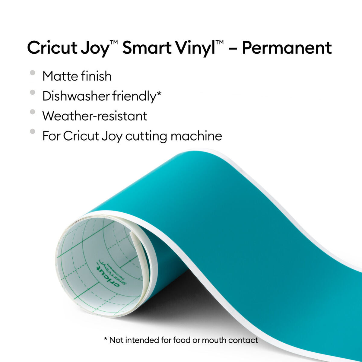 2009844 - Cricut Joy Permanent Smart Vinyl Aqua 13.9x121.9cm