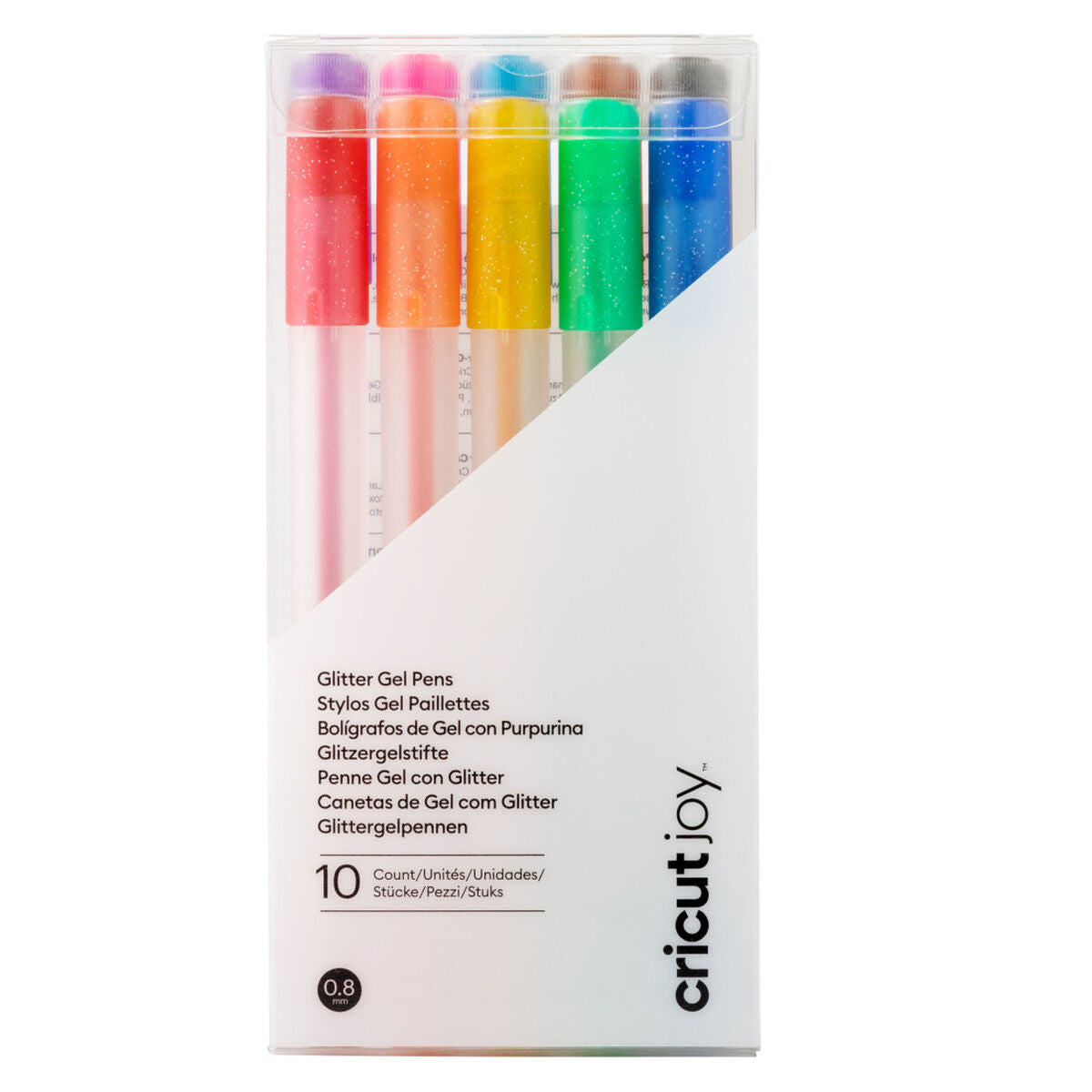 2009964 - Cricut Joy Glitter Gel Rainbow Pen Set 10ct 0.8mm