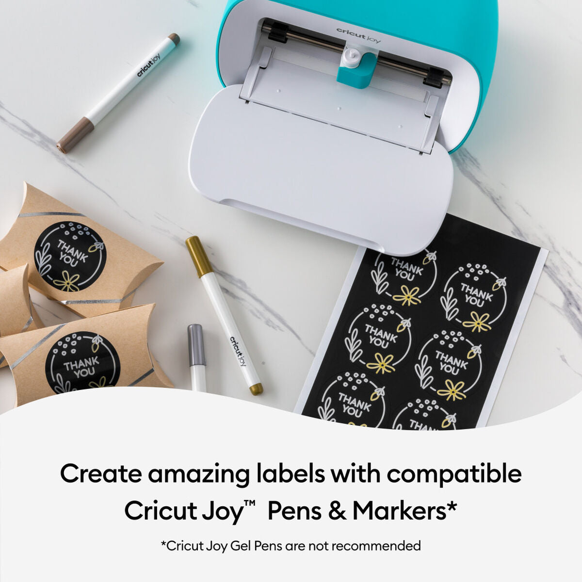 2010002 - Cricut Joy Removable Smart Vinyl Write Black 4 sheets 14x33cm
