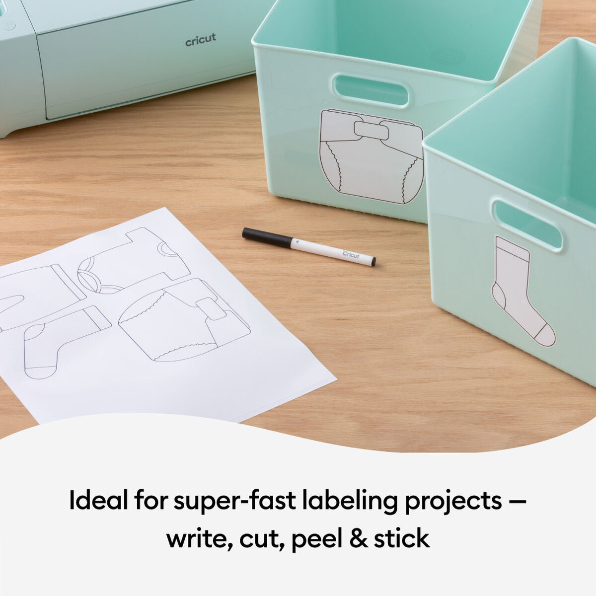 2010004 - Cricut Removable Smart Vinyl Write White 33x90cm