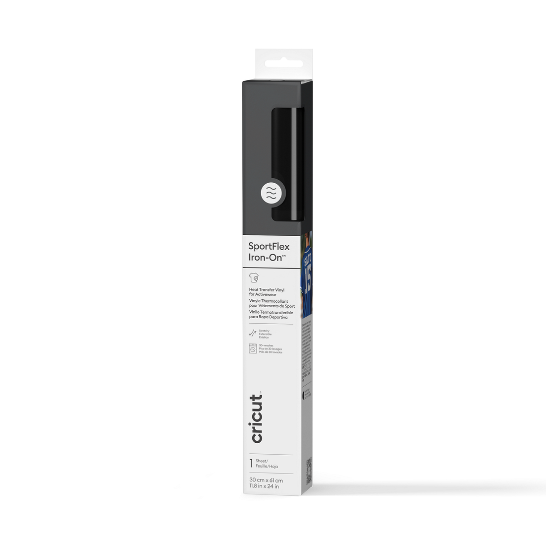 2011552 - Cricut SportFlex Iron-On 30x60cm (Black)