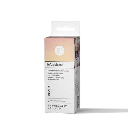 2011896 - Cricut Infusible Ink Transfer Sheets 2-pack (Pink Lemonade) - ideal size for MugPress