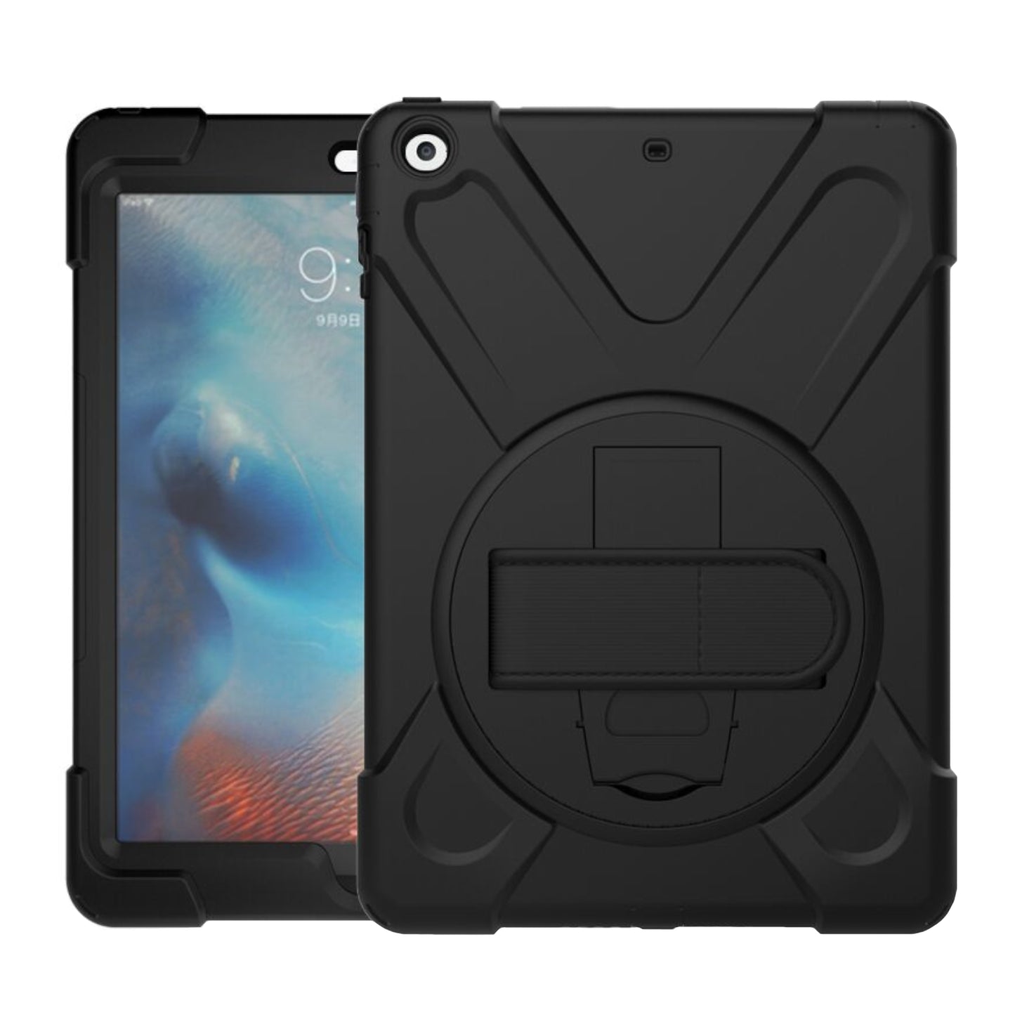 Port Designs Pro Shock 360 Rugged Protective and Rotative Folio for Samsung Galaxy Tab A9+ - Black - Guards On Duty Shop & Security Guards
