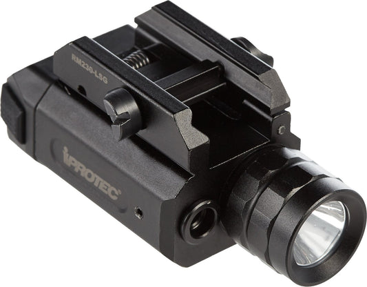 iProtec RM230LSG Rail-Mounted Light with Green Laser - 230 Lumens
