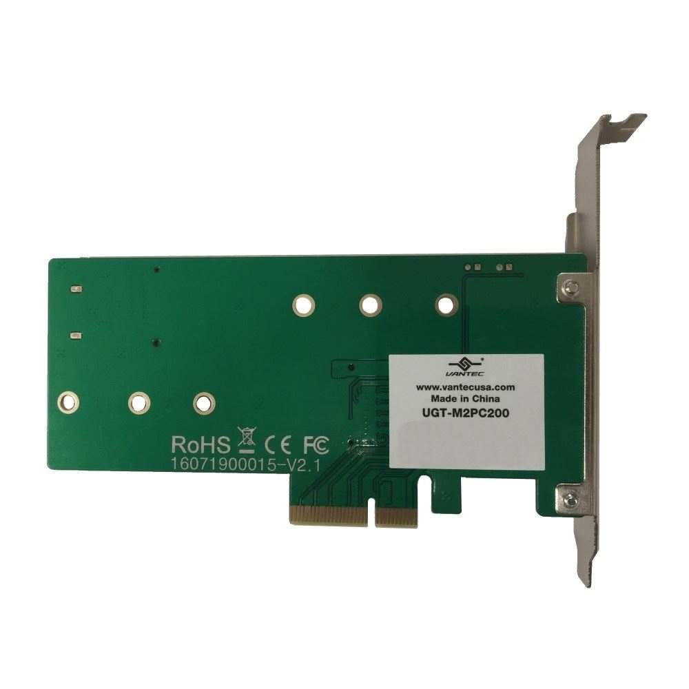 Vantec M.2 NVMe + M.2 SATA SSD PCIe X4 Adapter