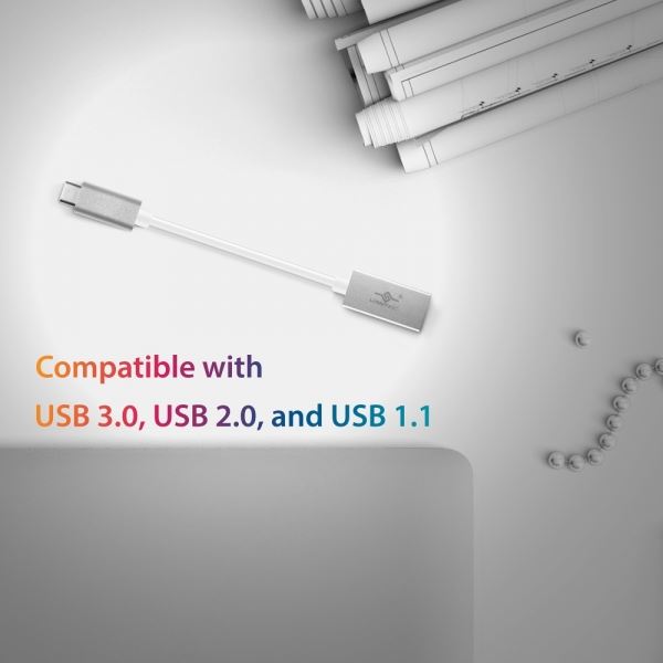 VANTEC CBL-4CA USB TYPE C MALE TO USB TYPE A FEMALE ADAPTOR DONGLE