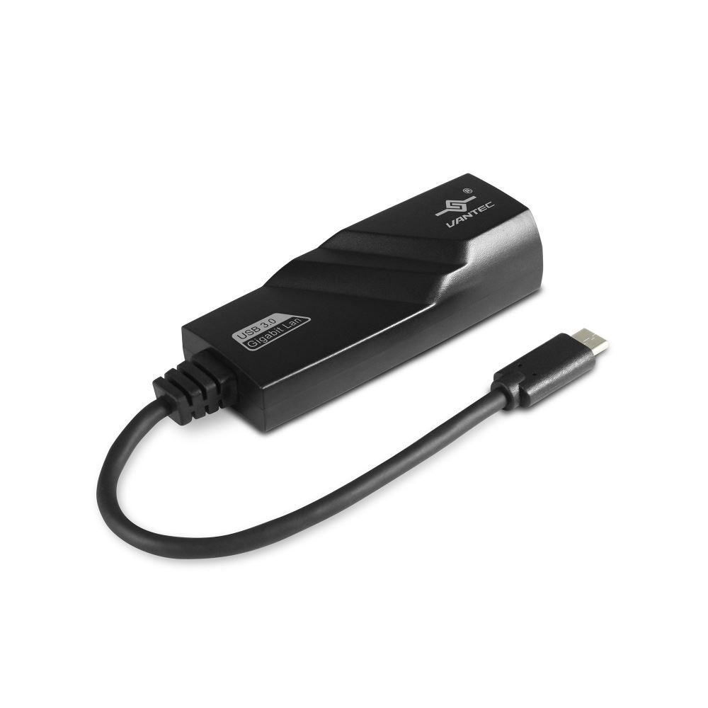 VANTEC CB-CU310GNA Gigabit RJ-45 TO USB TYPE-C ADAPTOR WITH TYPE C to A converter
