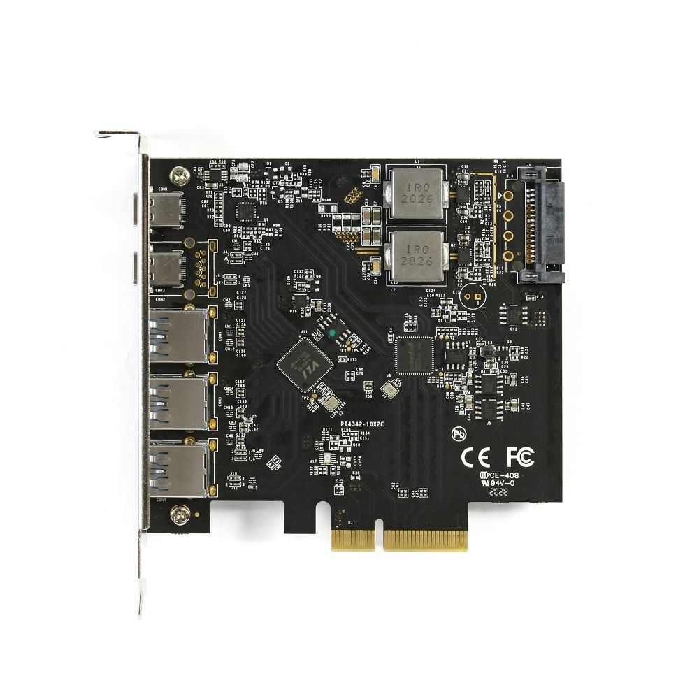Vantec 5-Port USB 3.2 Gen2x2 (20Gbps) With 2 x USB C & 3 x USB A PCIe x4 Controller Card