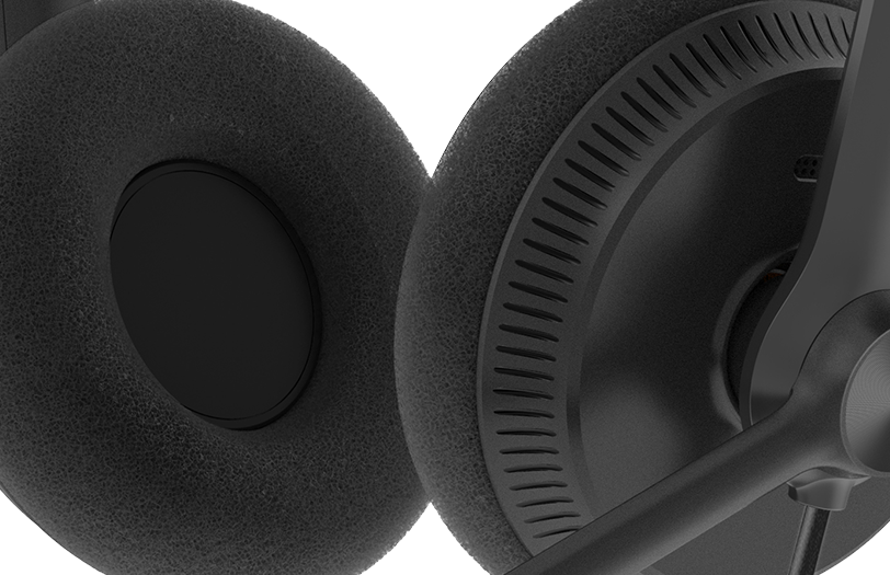 Yealink UH34 Lite Dual Earpiece USB Headset With Foam Ear Cushions Teams Edition