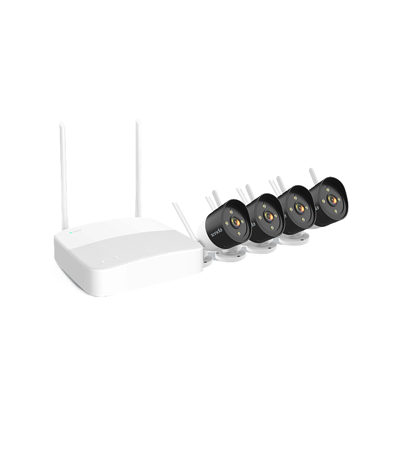 TENDA 4 Channel 3mp Wi-Fi Camera Kit