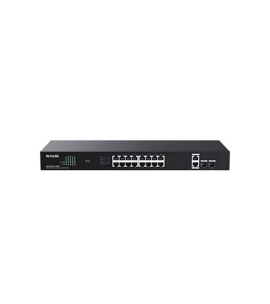 TENDA 18-Port Ethernet Switch With 16 PoE (150W)
