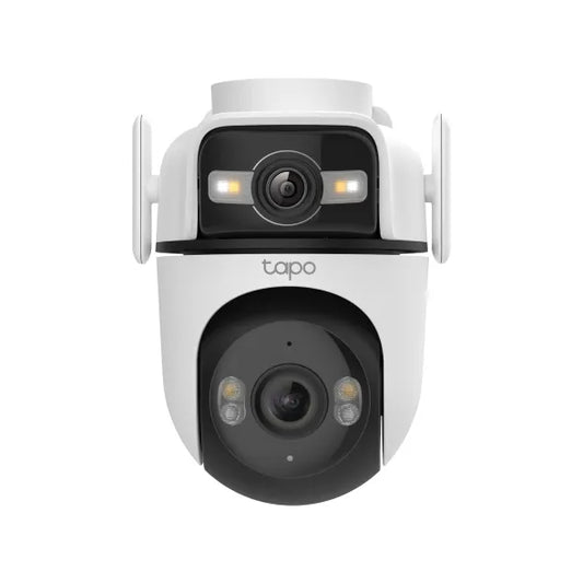 TP-Link Indoor/Outdoor Dual Lens Pan/Tilt Wi-Fi Security Camera | Tapo C545D