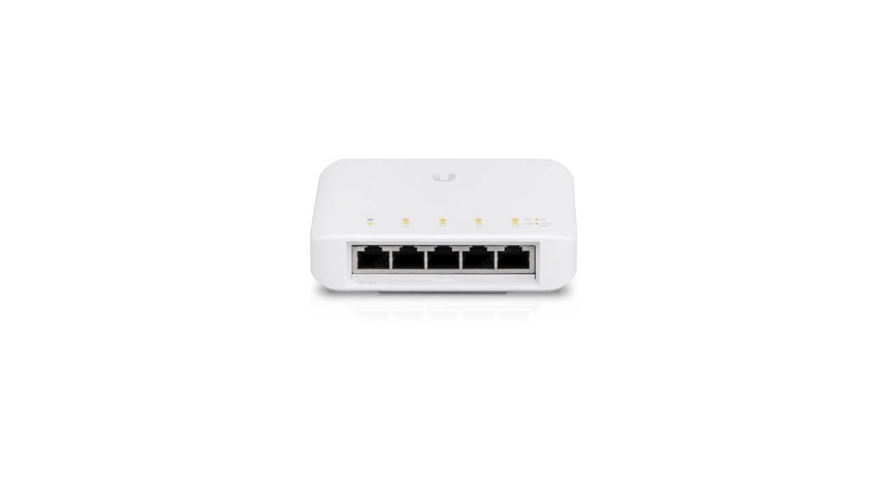 Ubiquiti UniFi Flex 5 Port Gigabit 1 PoE In 4 PoE Out Switch | USW-Flex