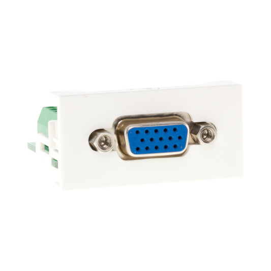 LINKQNET VGA FEMALE KEYSTONE/MODULE INSERT FOR WALL PLATES AND BOXES