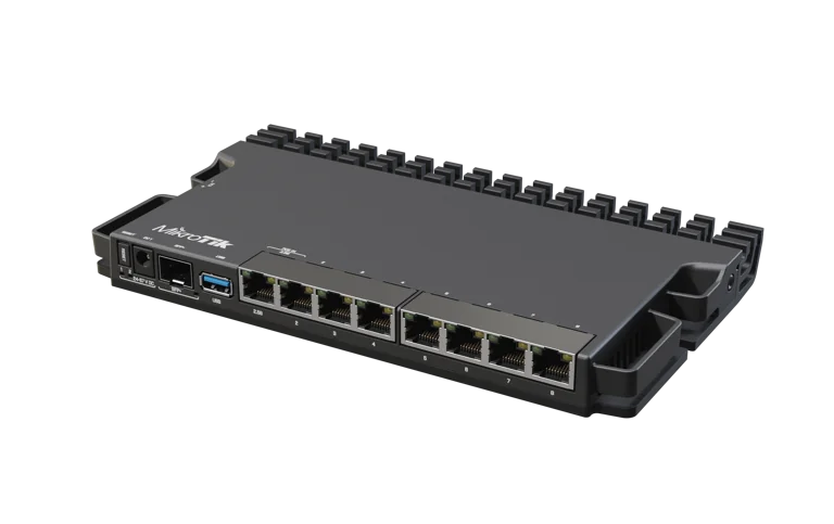 MikroTik RouterBOARD RB5009UG+S+, 1x 2.5Gb LAN, 7x 1Gb LAN, 1x SFP+ port, RouterOS L5, metal desktop case, PSU